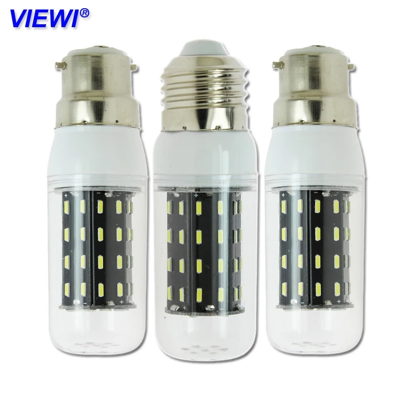 Viewi 10X Bombillas Led E14 E12 E27 GU10 B22 G9 7 Вт лампа Главная lightins 4014 SMD 56 светодиоды теплый белый