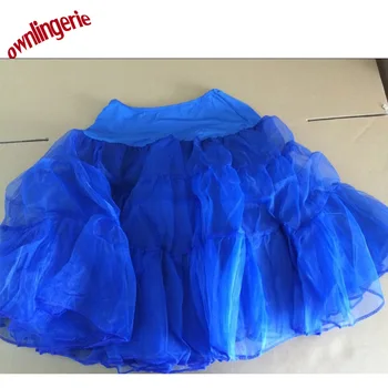 

Free shipping Adult Tutu Skirt Elastic High Waist Pleated Vintage Petticoat Saia Rockabilly Swing Midi Skirt for women