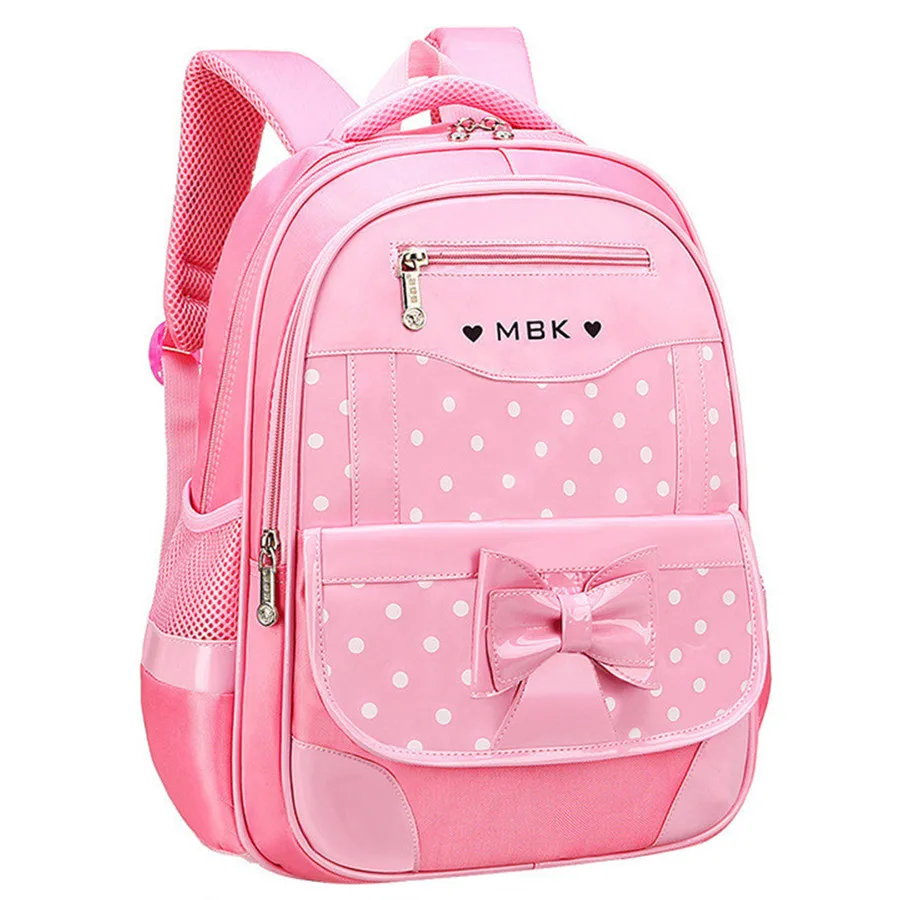 

Children School Bags for Girls Backpack Kids Dots Printing Backpacks Schoolbag kids Waterproof Primary School Backpack