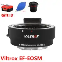 Viltrox For EF-EOSM EOS-EOSM Electronic Auto Focus Lens adapter for EOS EF EF-S lens to EOSM EF-M2 M3 M5 M6 M10 Mount Adapter