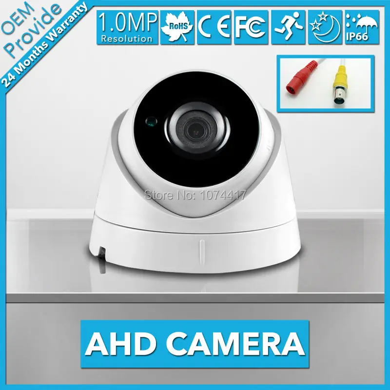 

AHD3100HR-T Free Shipping IR Cut Filter 1/4'' CMOS 1.0 MP CCTV Camera 720P AHD 2000TVL Security Surveillance Dome Camera