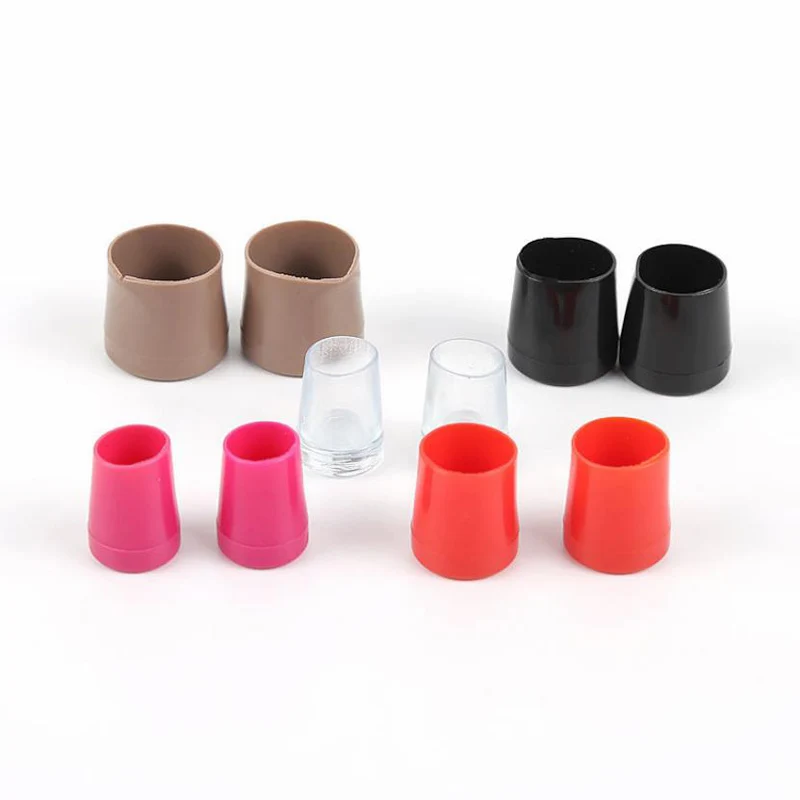 8 Pairs/lot Girl Heels Protectors High Heels Anti-slip Silicone Latin Stiletto Dancing Boot Covers Heel Caps for Wedding Party