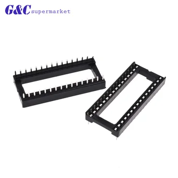 

10PCS Narrow DIP IC Socket Adaptor PCB Solder Type DIP Socket Kit DIP6 DIP8 DIP14 DIP16 DIP18 DIP20 DIP24 DIP28 DIP32 DIP40 DIY