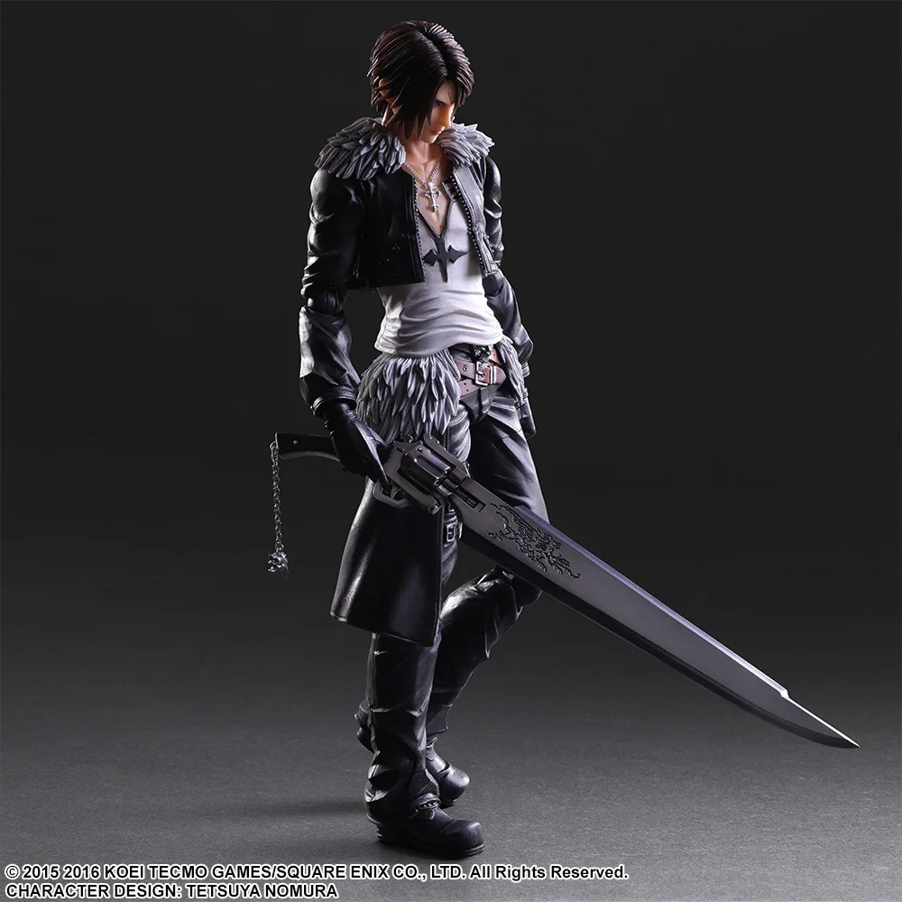 PLAY ARTS 27 см Final Fantasy VII Squall Leonhart фигурка модель игрушки