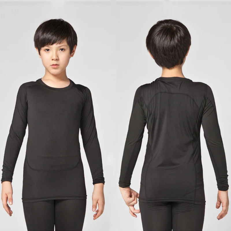 Children Running Tights Cycling Sports Jogger Long Sleeve