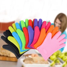 1 шт. силиконовые изоляционные микроволновой печи изоляционные перчатки