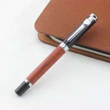 JINHAO высокое качество роскошные деревянные 0,7 мм ручка роллер школы и офиса Металл Шариковая ручка для канцелярский подарок для студента