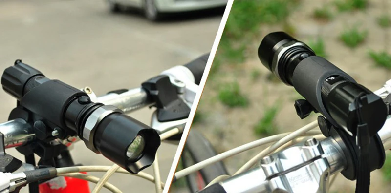 Bicycle Light Lamp Stand Holder Portable Cycling LED Flashlight Rotation Grip Bike Torch Clamp Mount Bracket Accessories SW0004 (4)