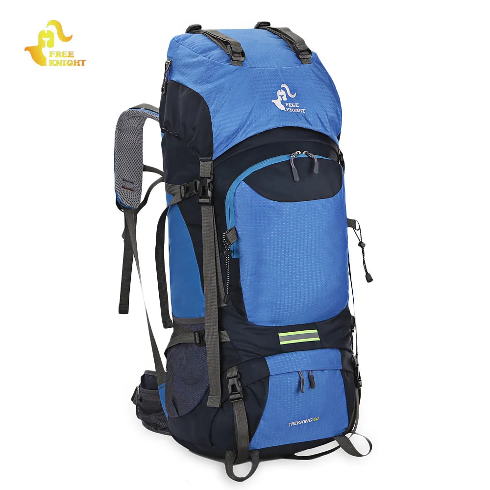 

Free Knight 60L Climbing Backpack Hiking Trekking Rucksack Outdoor Camping Bag Unisex Tourist Travel Daypack Should Backpack