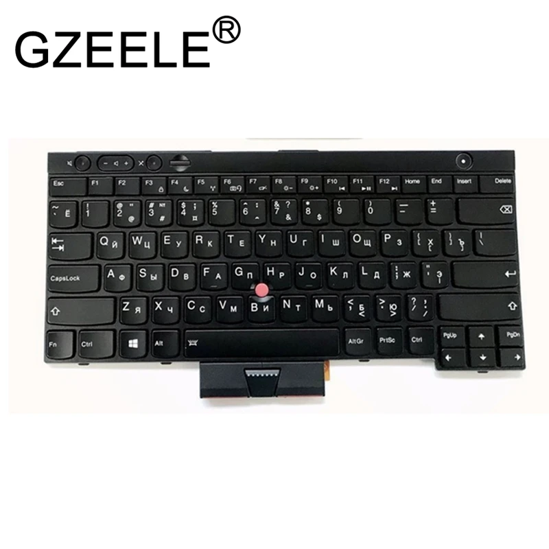 GZEELE новой для ThinkPad L430 L530 T430 T430S X230 W530 T530 04X1224 04X1300 04X1338 04W3048 04W3123 RU Русская клавиатура для ноутбука