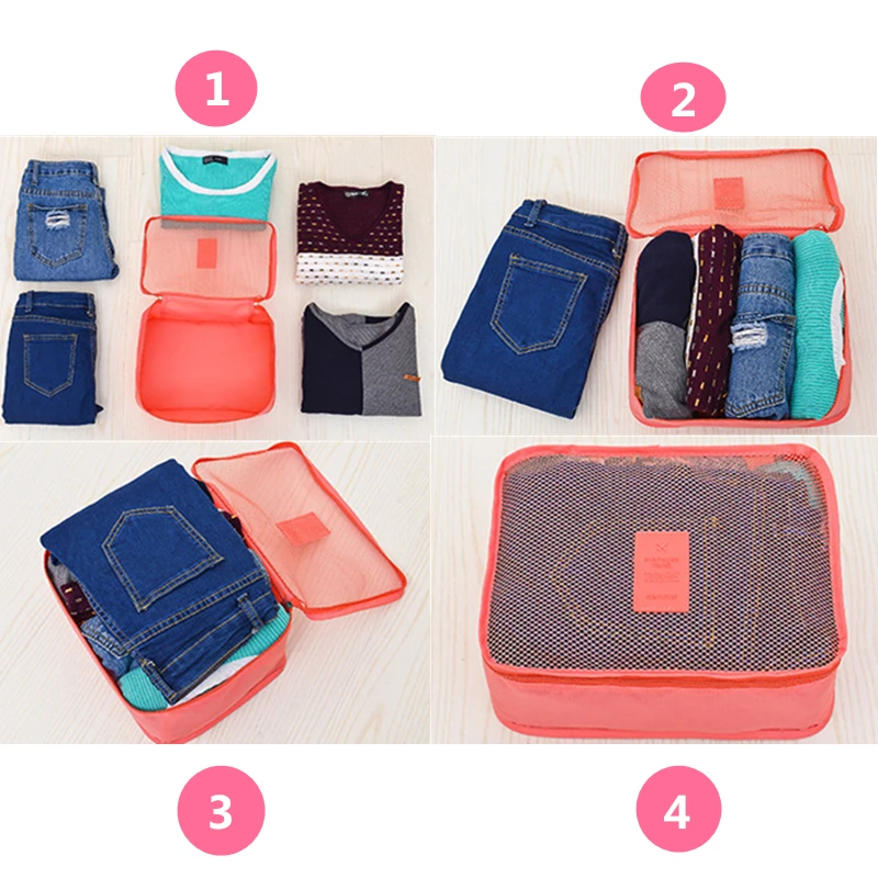 6 шт./компл. водонепроницаемый органайзер для чемоданов|travel accessories bag|travel