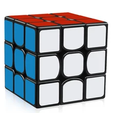 D-FantiX Yj Guanlong скоростной куб 3x3 Гладкий магический куб Пазлы Развивающие игрушки для детей и взрослых 56 мм черный