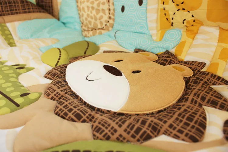 Детский комплект постельного белья Африканский Лев детская кроватка комплект постельного белья для девочек и мальчиков набор постельных