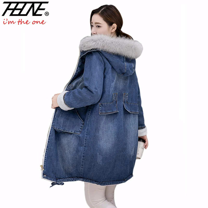 denim co parka in a pocket