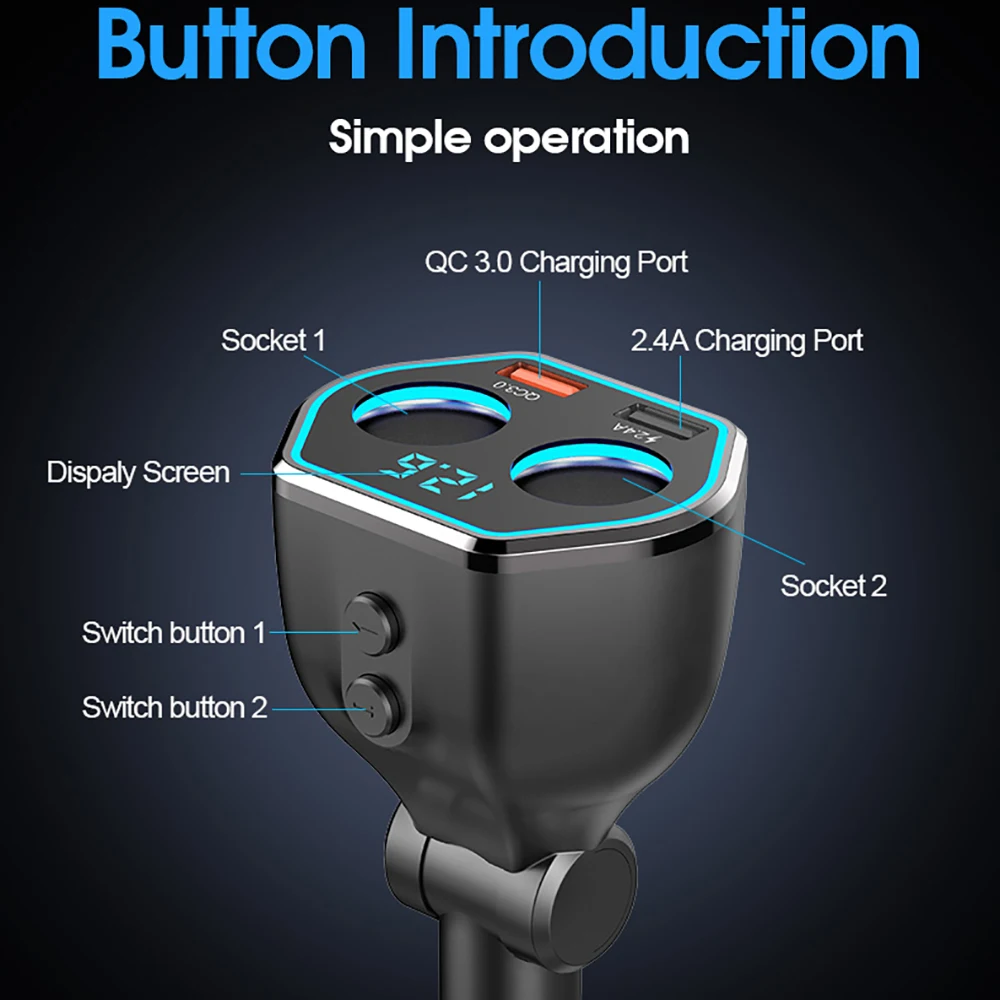Беспроводной Bluetooth Автомобильный MP3 PlayerFM передатчик Быстрый 5 В/2.4A двойной USB адаптер телефон автомобильное зарядное устройство 2 устройства в прикуриватель mp3-плеер
