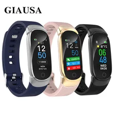 GIAUSA Smart Watch Women Men Heart Rate Blood Pressure Monitor Fitness Tracker Alarm Call Reminder Smartwatch Clock Sport Watch