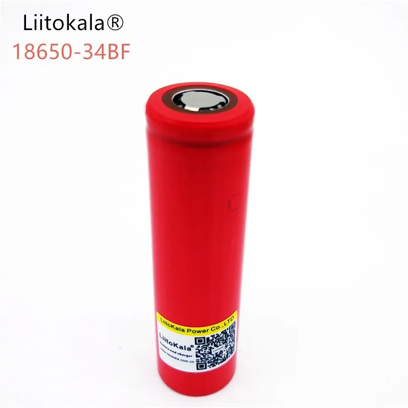 2018 4 шт./лот NCR18650BF Liitokala 3 6 В 3400 мАч Оригинальная 18650 аккумуляторная батарея