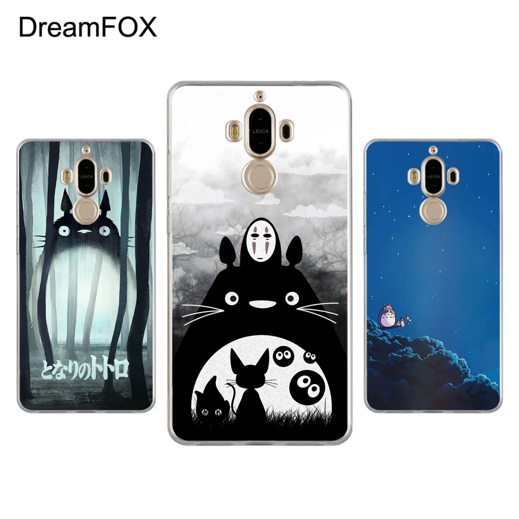 DREAMFOX M318 Cut Fashion Totoro Soft TPU Silicone Case Cover For Huawei Mate Nova 2 9 10 20 30 Lite Pro Plus |