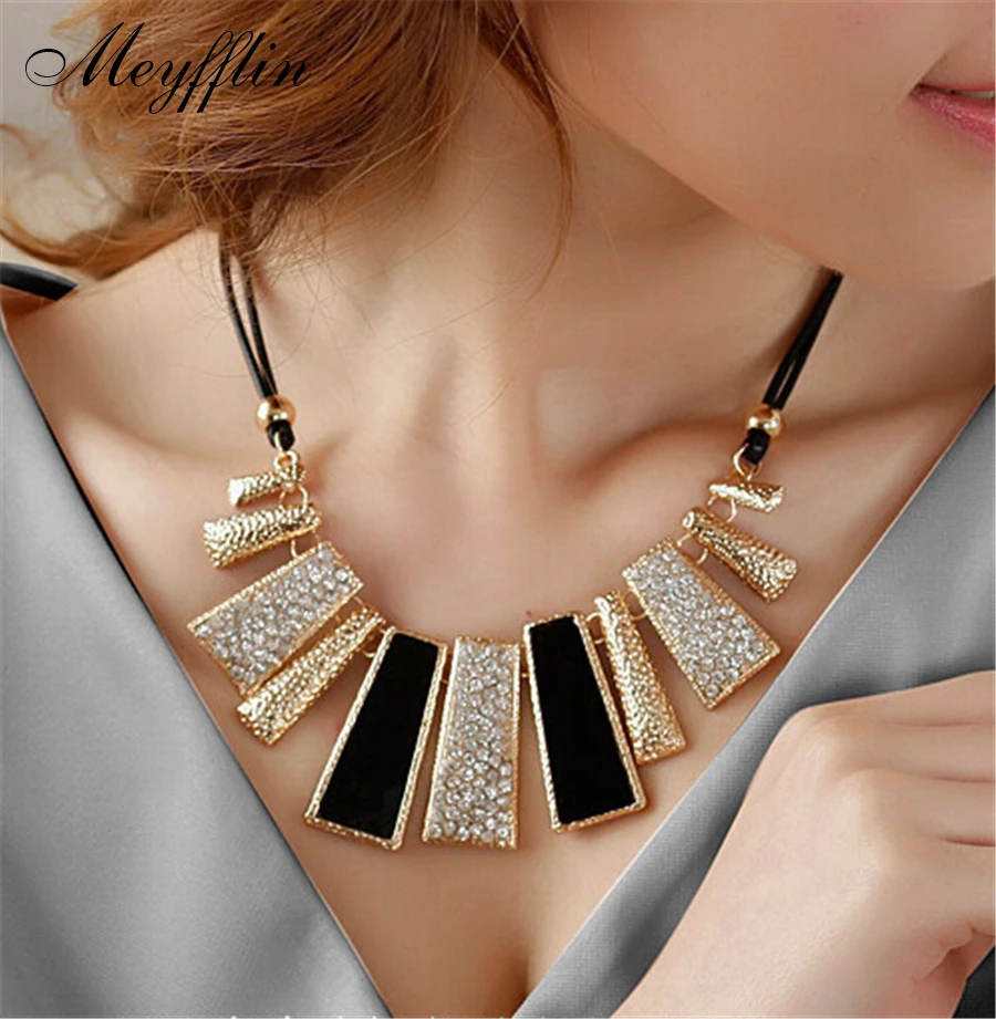 Statement Necklaces & Pendants Collier Femme For Women 2016 Fashion Boho Colar Vintage Maxi Accessories Jewelry Collar Bijoux