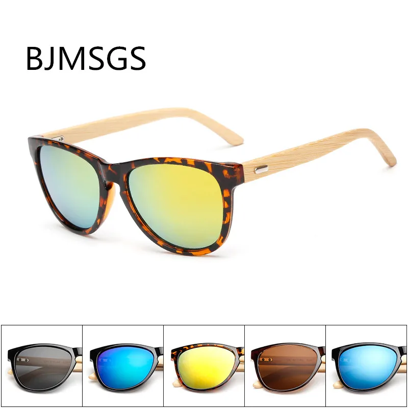 

Women Oversized Google Sunglasses Bamboo Wood Leg Travel Sun Glasses Vintage Eyeglasses Female Male