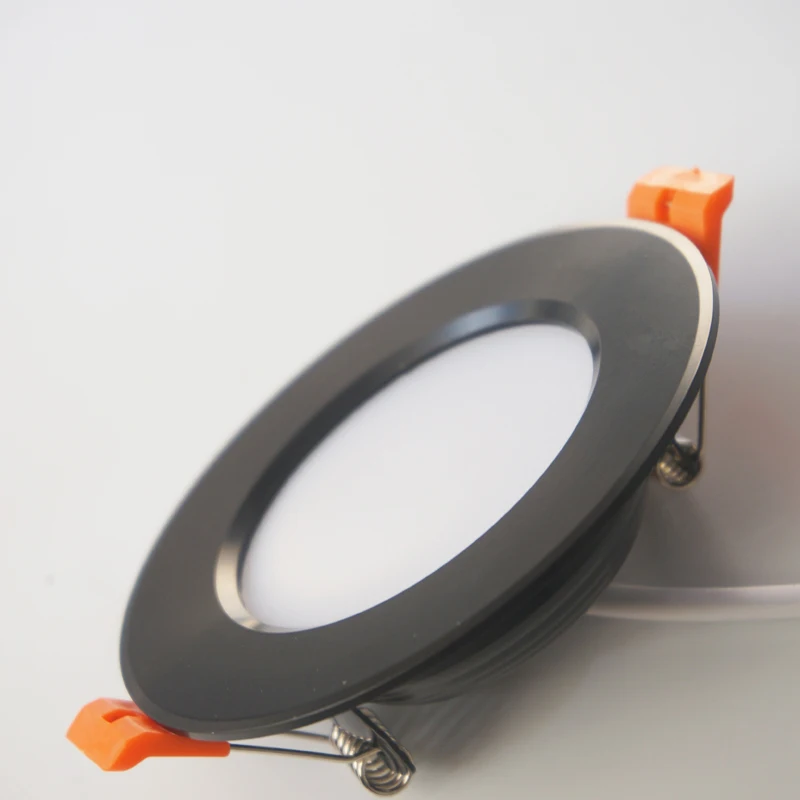 7W 9W 12W 15W LED Downlight Black Round Recessed Lamp 220V 230V 240V Led Bulb Bedroom Kitchen Indoor LED Spot Lighting