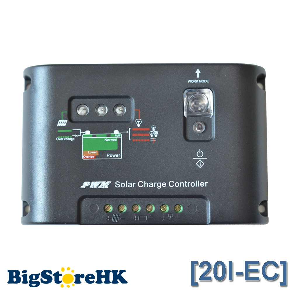 

Solar Controller 20A 12V 24V Solar Panel Battery Charge Controller Light and Timer Control Function for Home Solar System Use