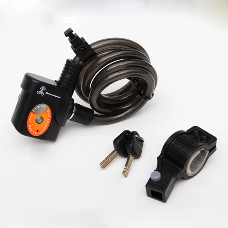 New Anti theft mountain Bike Disc Brake Rotor Lock Motorcycle Alarm