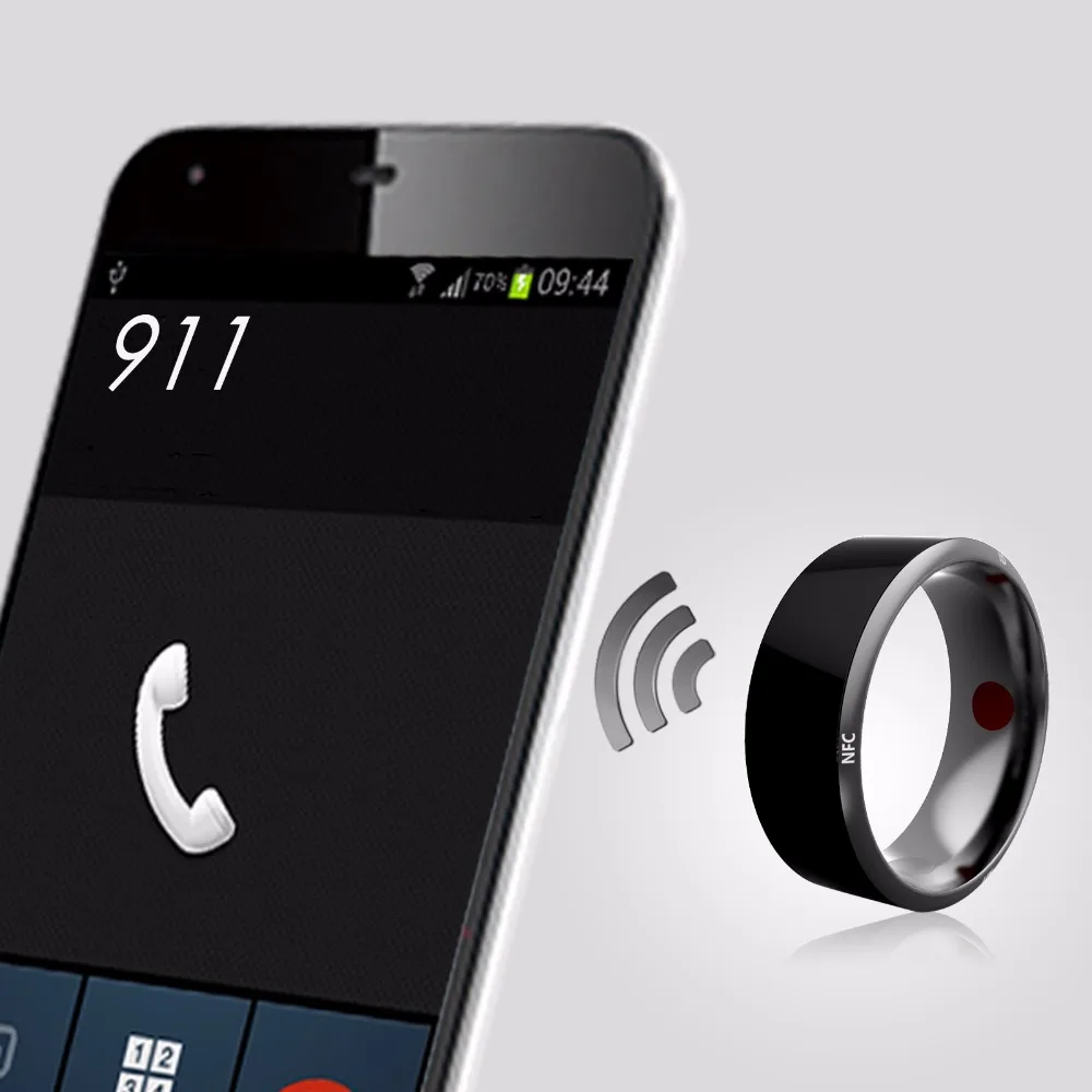 Jakcom R3 Smart Ring(умное кольцо 3-доказательство App Enabled носимых Технология волшебное кольцо для Android оконные рамы NFC телефон умные аксессуары