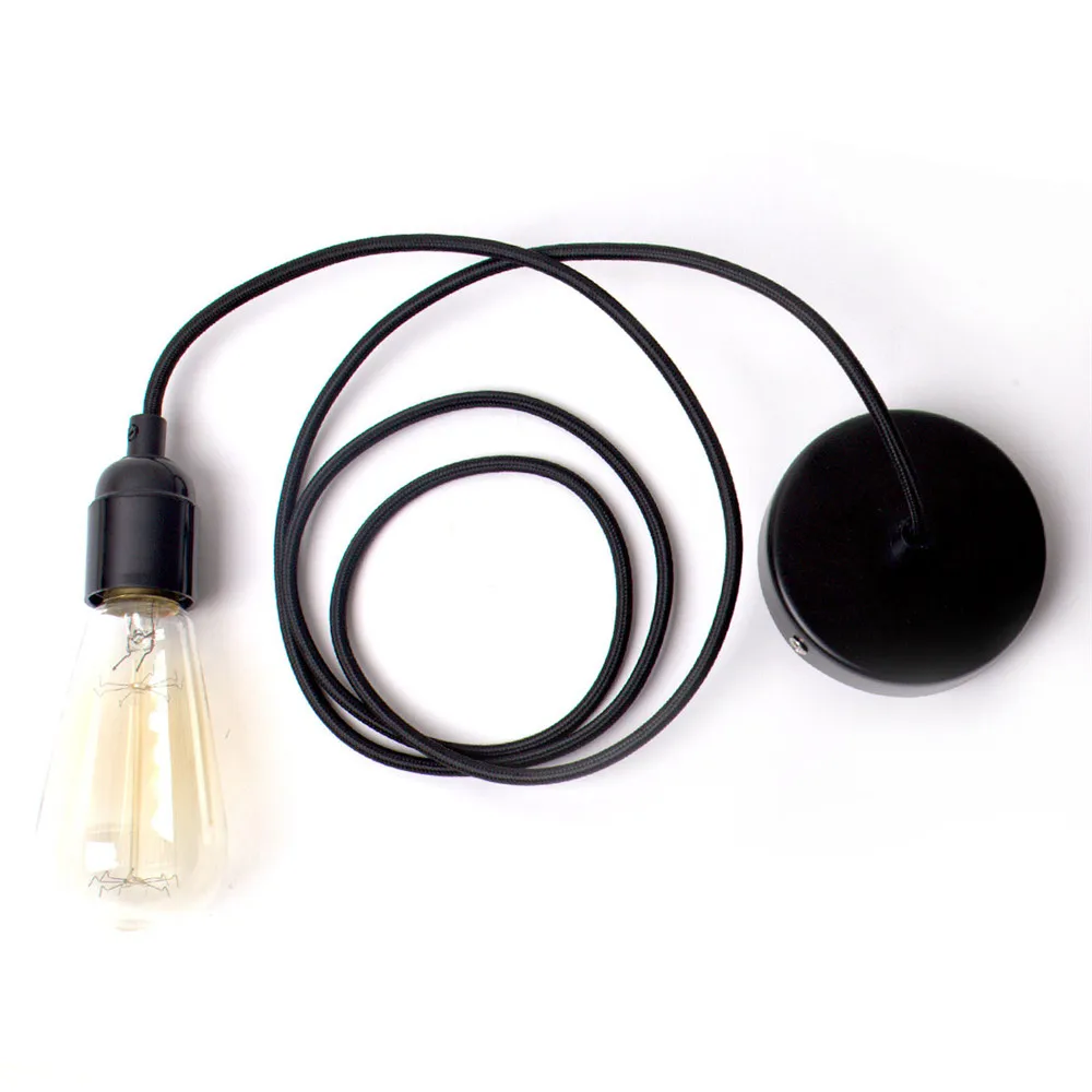 Hanging 200cm Pendant Light Lantern Cord Cable Vintage Lamp Holder