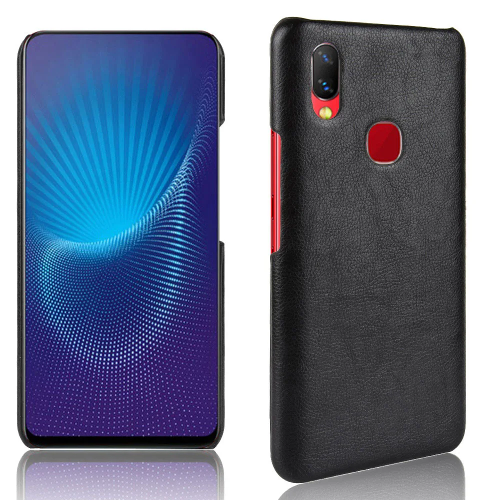 

For VIVO NEX Anti-knock Phone Case For VIVO NEX S 6.59 inch Vintage PU Leather Back Cover Protective Case For Vivo NEX