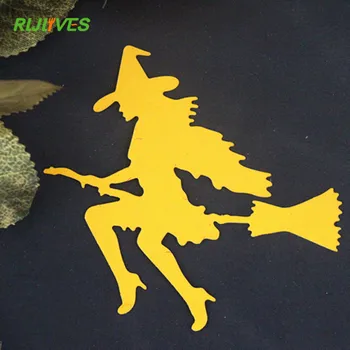 

RLJLIVES Metal Cutting Dies Halloween & Necromancer Scrapbook Card Album Paper Craft Decorative Embossing Cutter