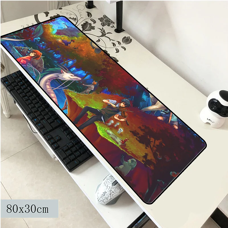 Коврик для мыши Totoro 800x300 мм Для Мыши Компьютерный коврик игровой с массовым