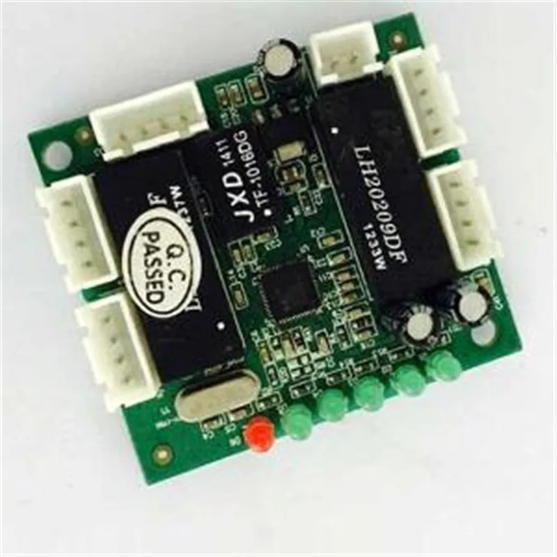 Direto da Fábrica Placa de Circuito para o Módulo de Switch Interruptor Rápido Projeto Mini Switch Ethernet 10 - 100 Mbps 5 Porta Placa Pcba Oem - Imagem 2