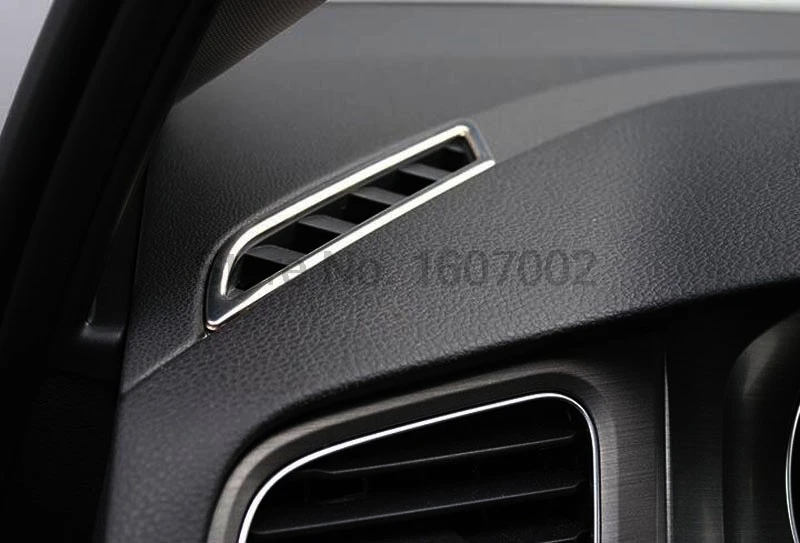 Матовый хромированный корпус из АБС пластика для Volkswagen Golf 7 MK7 2014 2015