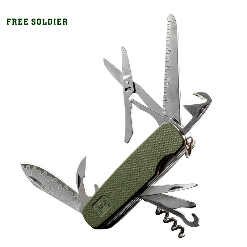 

FREE SOLDIER Outdoor tools for camping tactical safety & survival multi-tool, travel kit