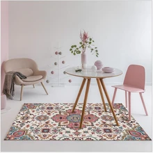 AOVOLL, Рождественский ковер для гостиной, деревенский цветочный ковер в европейском индийском стиле, ковер для спальни, дивана, журнального столика