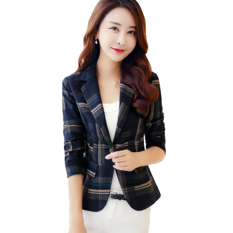Пиджаки ПР Стиль Slim Fit Для женщин пиджак женский Femme Для женщин S высокое qualityjacket пальто красные, синие плед одна кнопка костюм Блейзер t704 Пиджаки ПР Стиль Slim Fit Для женщин пиджак женский Femme Для женщин S высокое qualityjacket пальто красные, синие плед одна кнопка костюм Блейзер t704