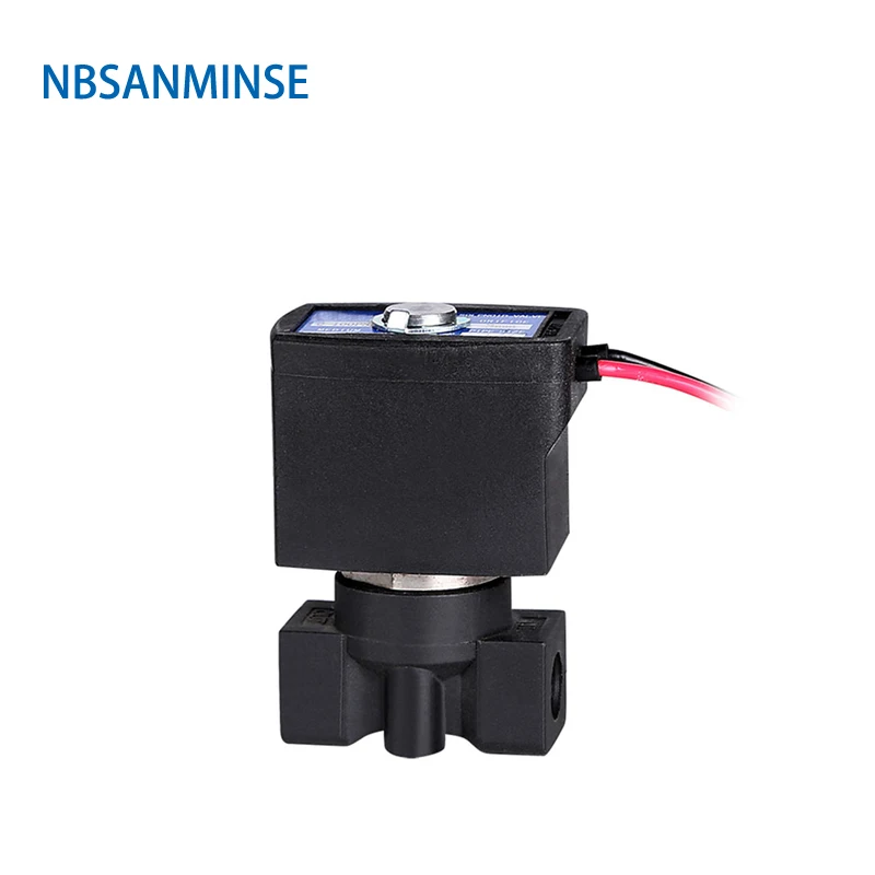 

SMLC 5 , SMLC 6 Series Water Dispenser Plastic Solenoid Valve Normally Closed 2 Way 1/8 1/4 NPT Pipe Size EPDM Seals Sanmin