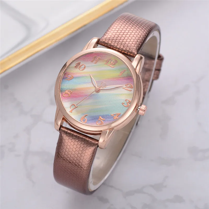 

Luxury Rainbow Watch Women Steel Mesh Ladies Magnet Crystal Geometric Quartz Wristwatches Female Clock Montre Femme 2019