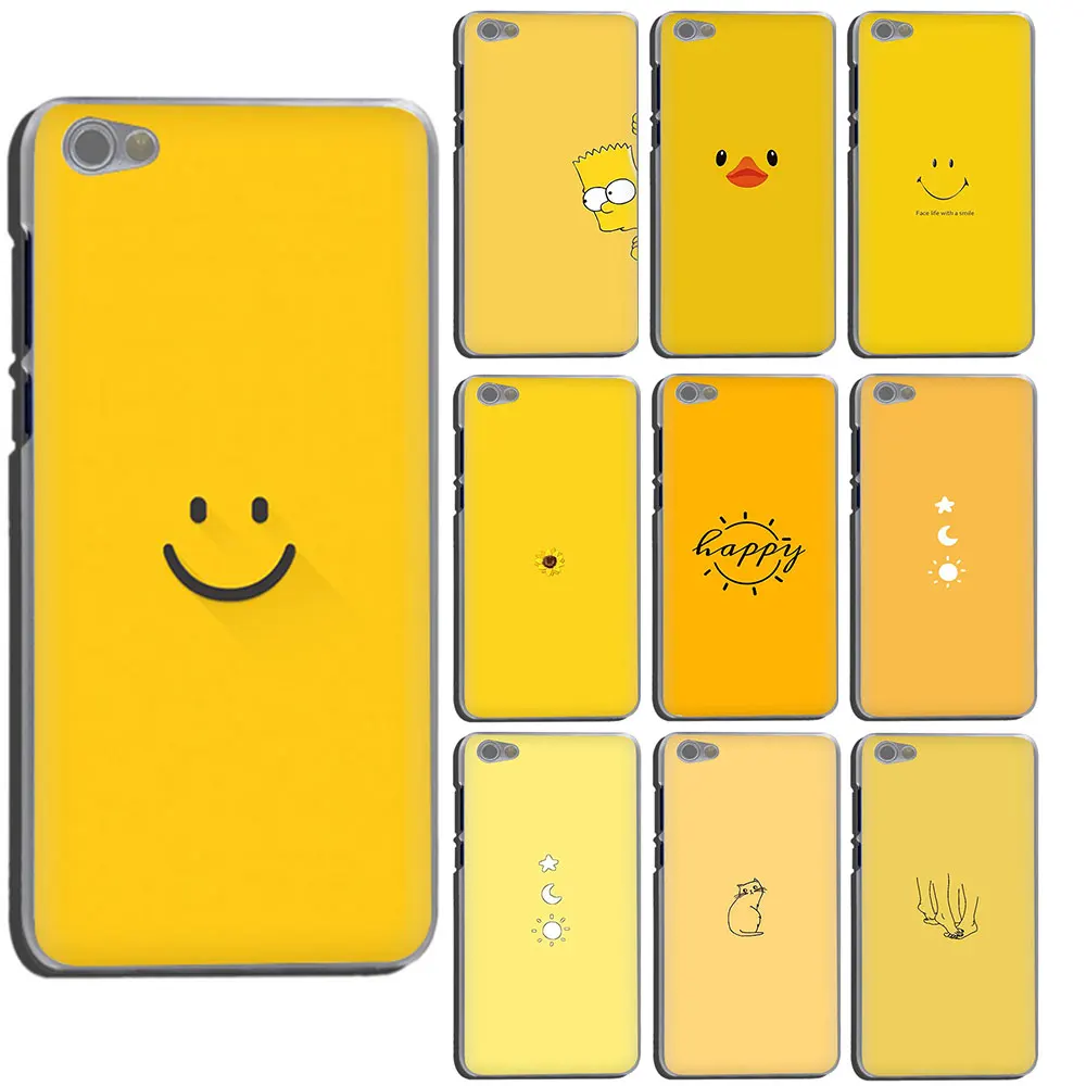 

yellow pattern hard Phone Case for Xiaomi Redmi 6A 4A Note 8 7 6 5 4 3 Plus Pro 4X 5A