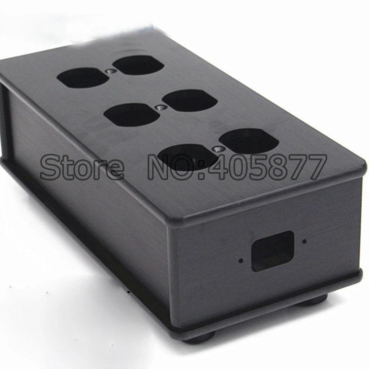 HIFI US AC Power Strip Bar Distributor Aluminum 6