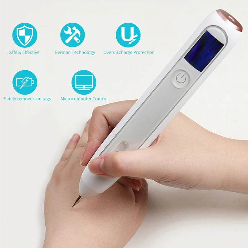 

LCD Laser Plasma Pen Warts Remover Mole Tattoo Remover Machine Spots Removal Freckles Removal Pen