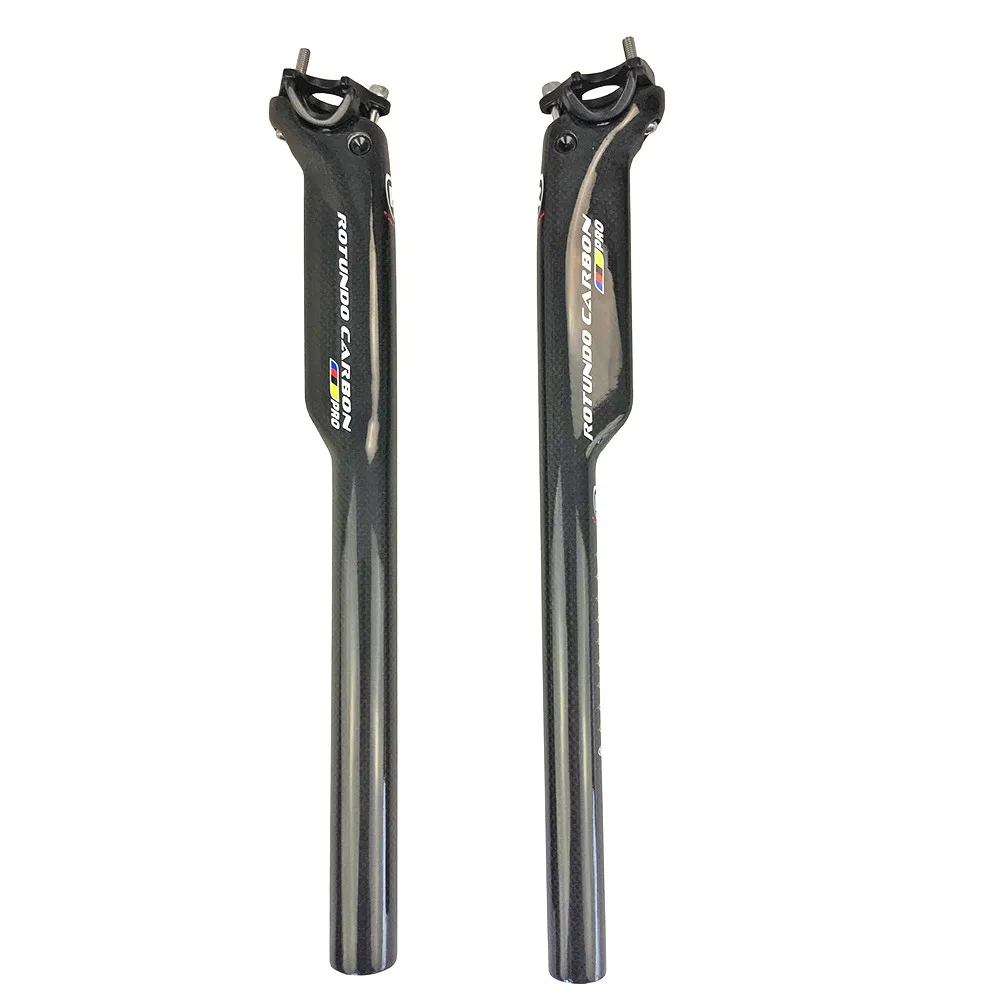 

road bike seatpost 3k carbon Road/MTB/cyclocross bicycle seat post 27.2/30.8/31.6x400mm carbon seatposts