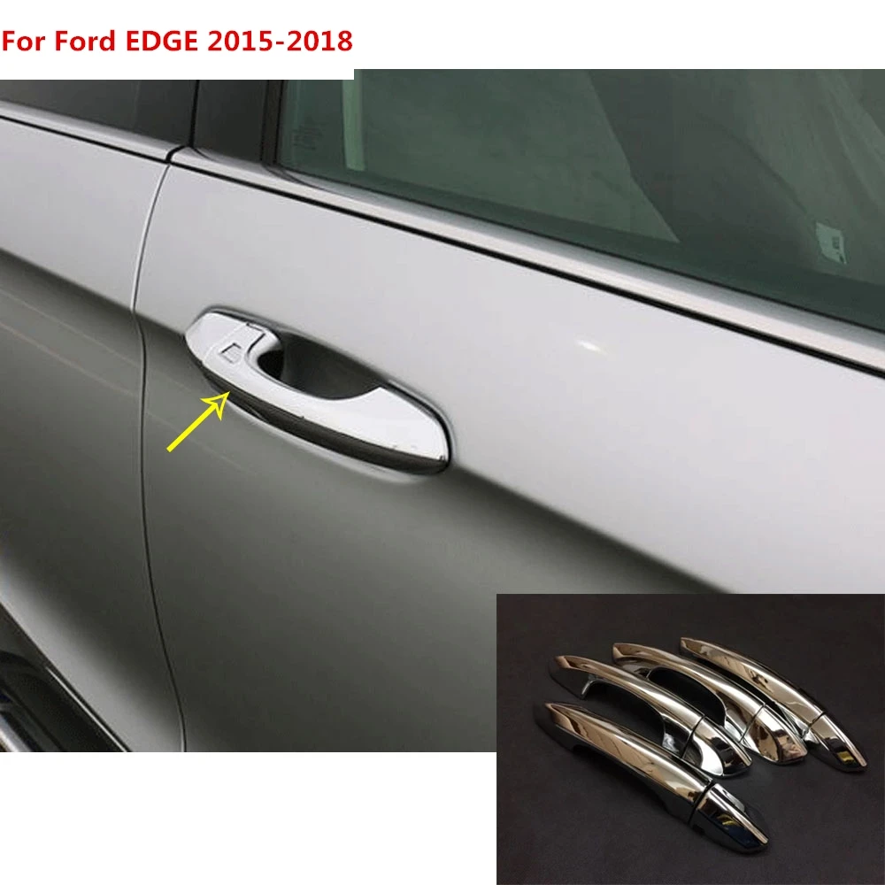 8 шт. защитная крышка для кузова автомобиля Ford EDGE 2015 2016 2017 2018|Хромирование| |