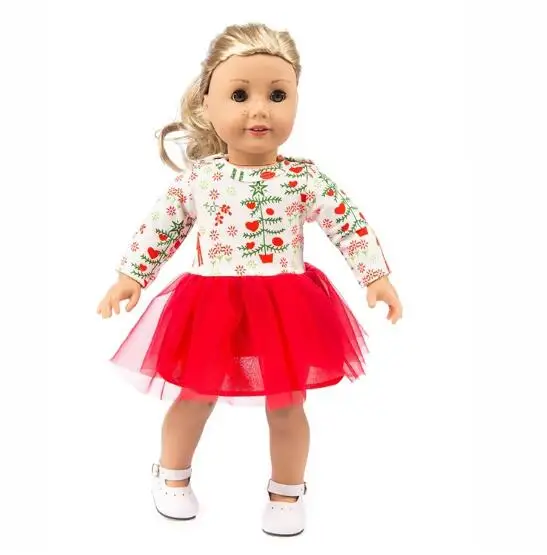 Модное платье, одежда, подходит для американского кукольного платья для девочек, 18 дюймов, кукольная одежда и аксессуары, платья(обувь в комплект не входит