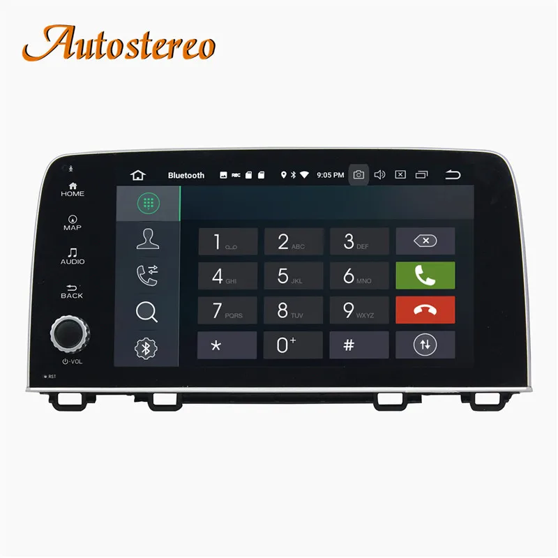 Autostereo Android 8 4 + 32 г DVD плеер автомобиля gps навигации для Honda CRV 2017 2018 головного устройства мультимедийный магнитофон