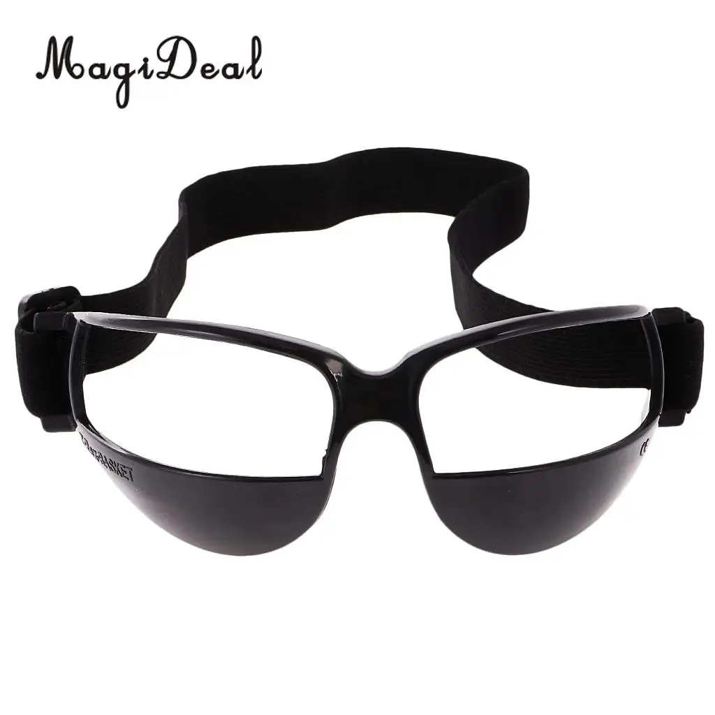 MagiDeal 5 Pieces Sports Basketball Dribble Specs Glasses Training Aid Supplies Black Fitness Equipments Resistance Bands