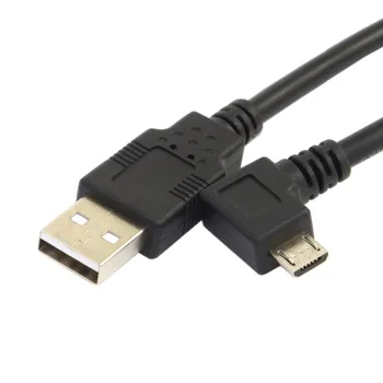 

CY 3m Left Angled 90 Degree Micro USB Male to USB 2.0 Data Charge Cable for Cell Phone & Tablet