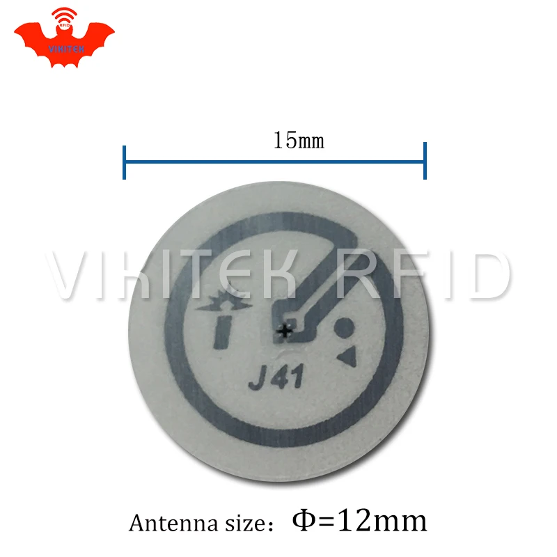 UHF RFID стикер Impinj J41 клей мокрой инкрустация 1000 шт. 860-960 МГц Monza4 915 м EPC c1g2 ISO18000-6C Пассивная RFID Метка этикетка