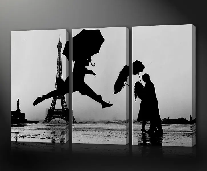 painting torre eiffel framed